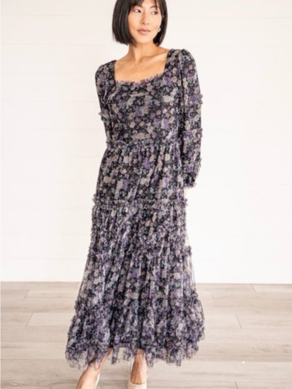 Ivy City Katharine dress in dark floral